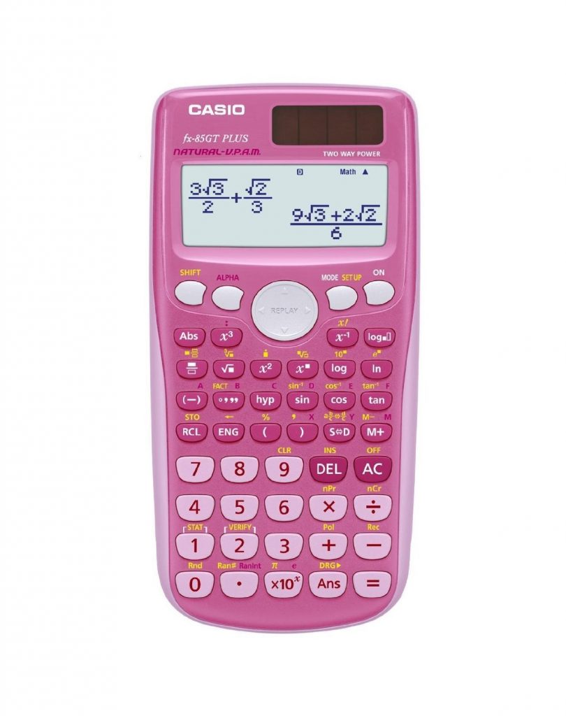 Calculatrice Scientifique Casio FX-85 GT PLUS - Rose - Abidjan Bazar